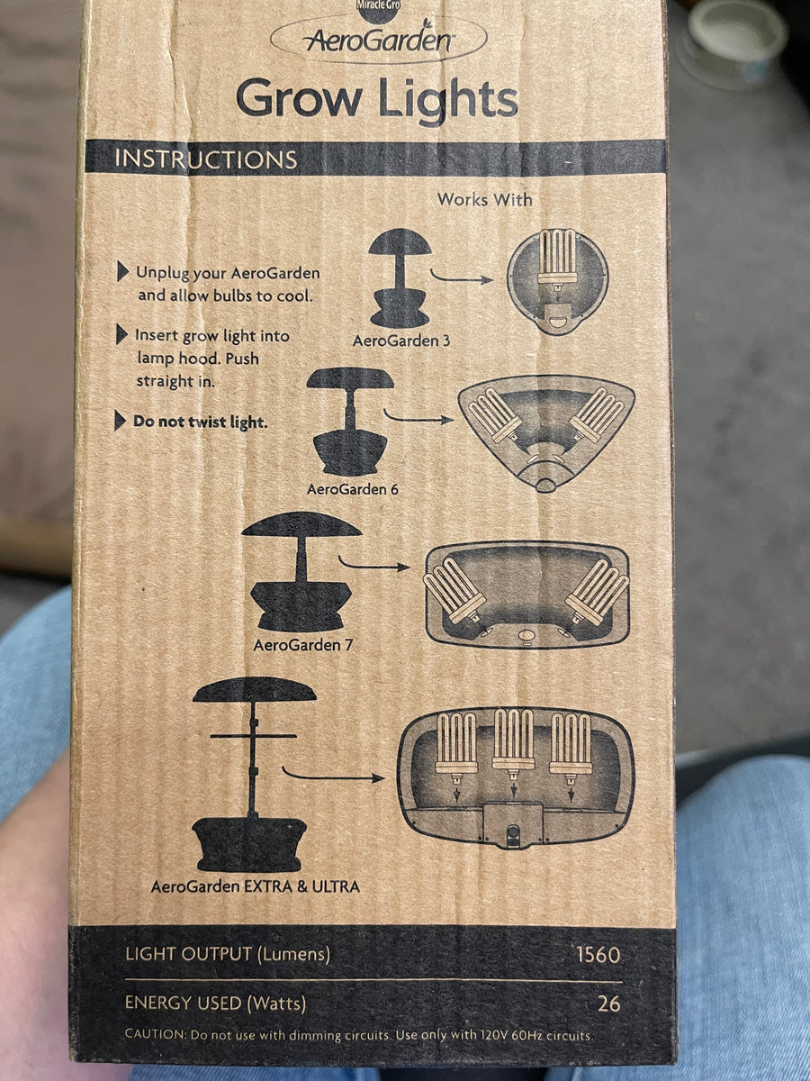 aerogarden grow light bulbs AeroGarden Replacement Grow Lights