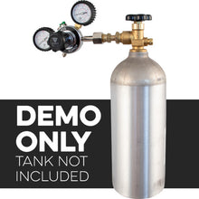 Load image into Gallery viewer, KOMOS® CO2 Regulator to Nitrogen or Argon Tank Adapter | CGA320 Male Thread by CGA580 Male Thread