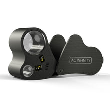 Load image into Gallery viewer, JEWELERS LOUPE, POCKET MAGNIFYING GLASS WITH LED LIGHT & DUAL LENSES