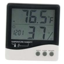 Load image into Gallery viewer, Grower's Edge Large Display Digital Thermometer & Hygrometer