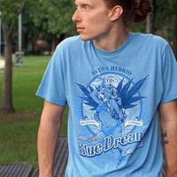 Blue Dream Strain Seven Leaf T-Shirt LG