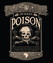 Load image into Gallery viewer, Durban Poison Strain Seven Leaf T-Shirt MED