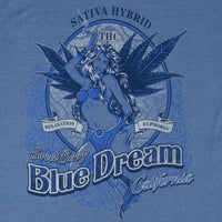 Blue Dream Strain Seven Leaf T-Shirt LG