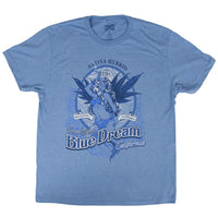 Blue Dream Strain Seven Leaf T-Shirt LG