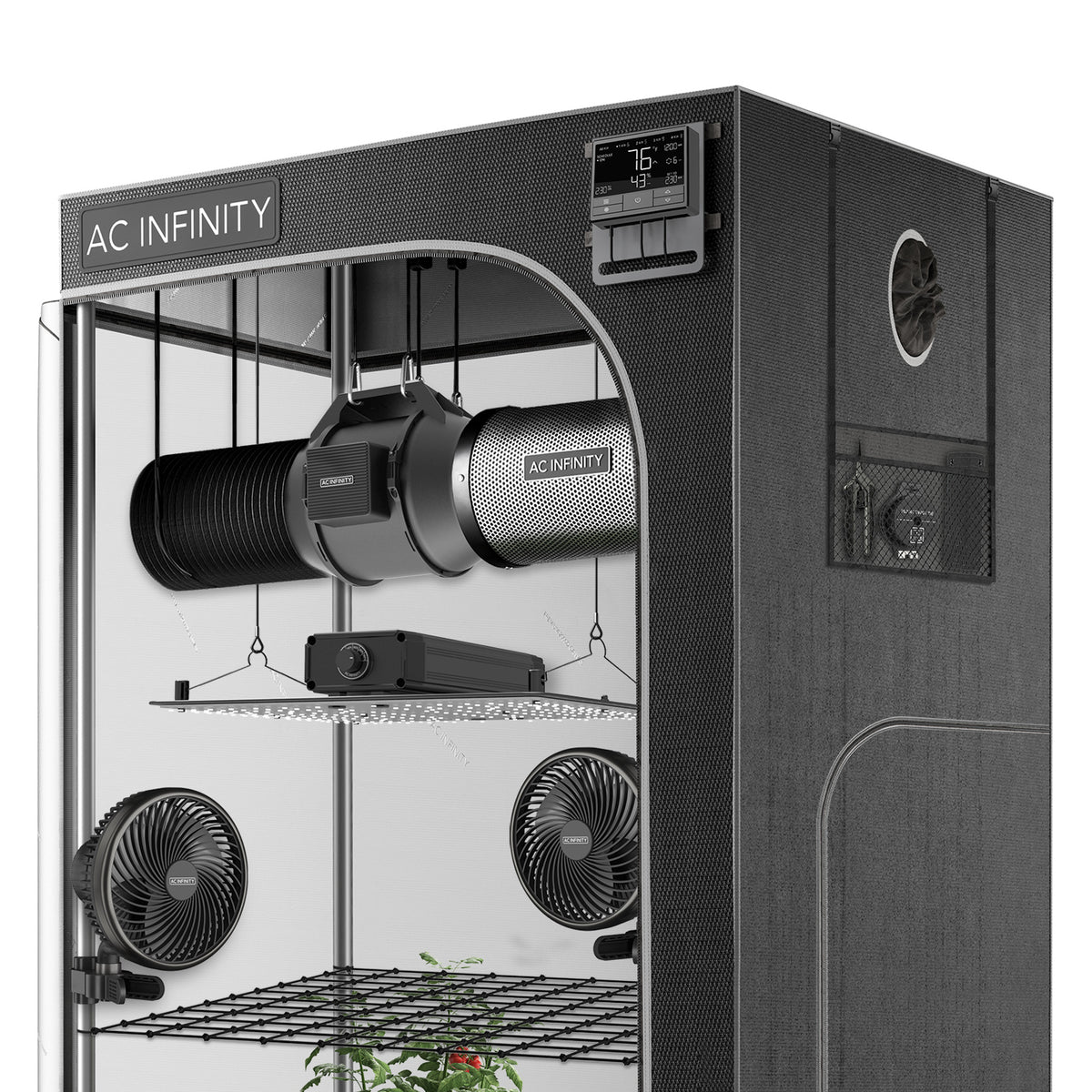 ADVANCE GROW TENT SYSTEM 4X4, 4-PLANT KIT, INTEGRATED SMART CONTROLS T – Anuway Anubrew