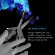 Load image into Gallery viewer, STAINLESS STEEL CURVED PRUNING SHEAR, ERGONOMIC LIGHTWEIGHT, 6.6” BLADES