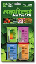 Load image into Gallery viewer, Luster Leaf® Rapitest® Soil Test Kit - 40ct - Tests Included : (10) pH, (10) Nitrogen, (10) Phosphorus & (10) Potash