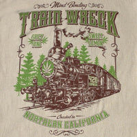 Train Wreck Strain Seven Leaf T-Shirt MED
