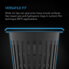 Load image into Gallery viewer, MESH NET CUPS, SLOTTED POTS WITH WIDE LIPS, 2-INCH, 50-PACK