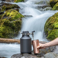 GrowlerWerks uKeg GO Pressurized Growler - 64 oz. - Tungsten