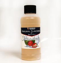 Load image into Gallery viewer, NATURAL STRAWBERRY FLAVORING EXTRACT 4 OZ