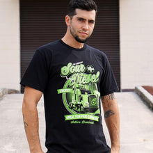 Load image into Gallery viewer, NEW Sour Diesel Strain Seven Leaf T-shirt LG