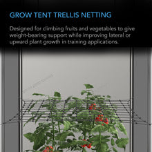 Load image into Gallery viewer, GROW TENT TRELLIS NETTING, FLEXIBLE ELASTIC CORDS, 4X4’