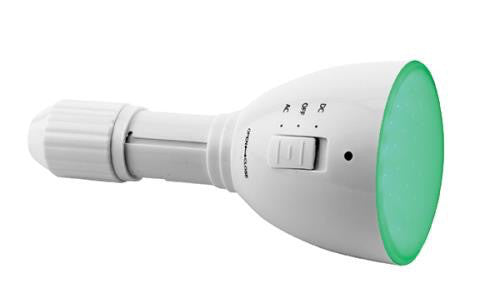 AgroLED - 4 Watt Green Flashlight/Lamp AC/DC Rechargeable