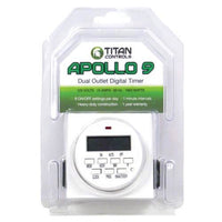 Titan Controls Apollo 9 - Two Outlet Digital Timer