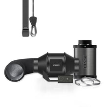 Load image into Gallery viewer, AIR FILTRATION KIT 4”, INLINE FAN WITH SPEED CONTROLLER, CARBON FILTER & DUCTING COMBO