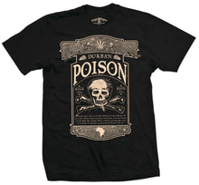 Load image into Gallery viewer, Durban Poison Strain Seven Leaf T-Shirt MED