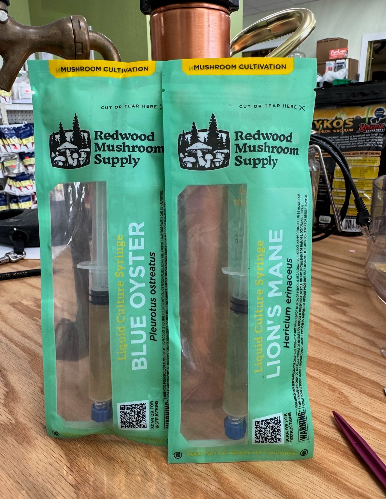 Redwood Mushroom Supply Culture -Lion's Mane - Liquid Culture