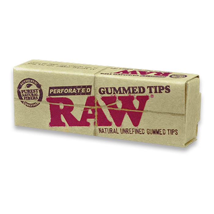 RAW Perforated Gummed Tips 33 Tips/Pack