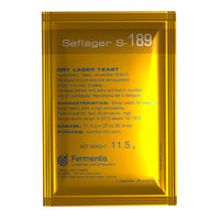 SAFLAGER S-189 DRY LAGER YEAST 11.5 GRAMS