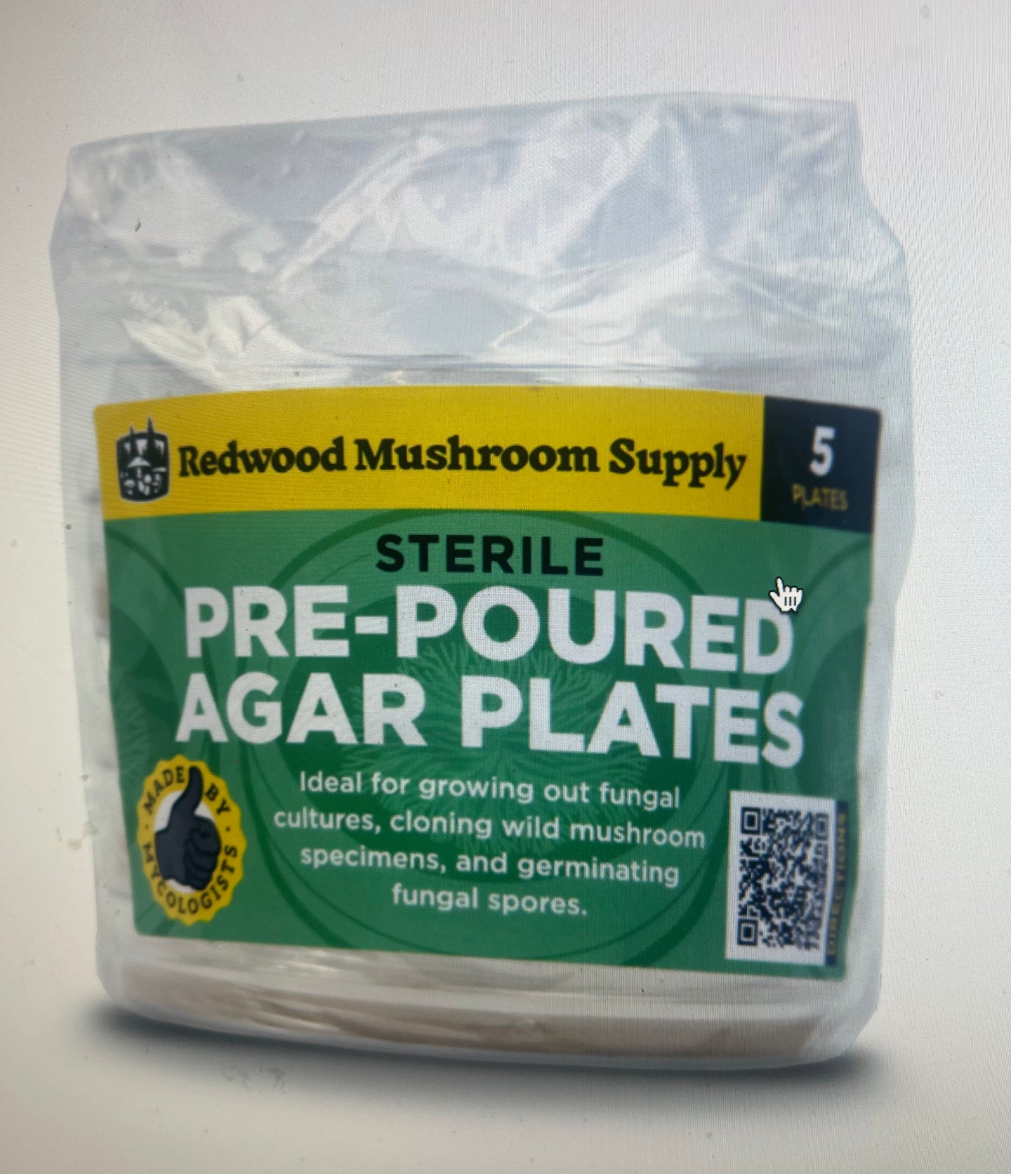 Red wood Pre-Poured Agar Plates - 5 CT