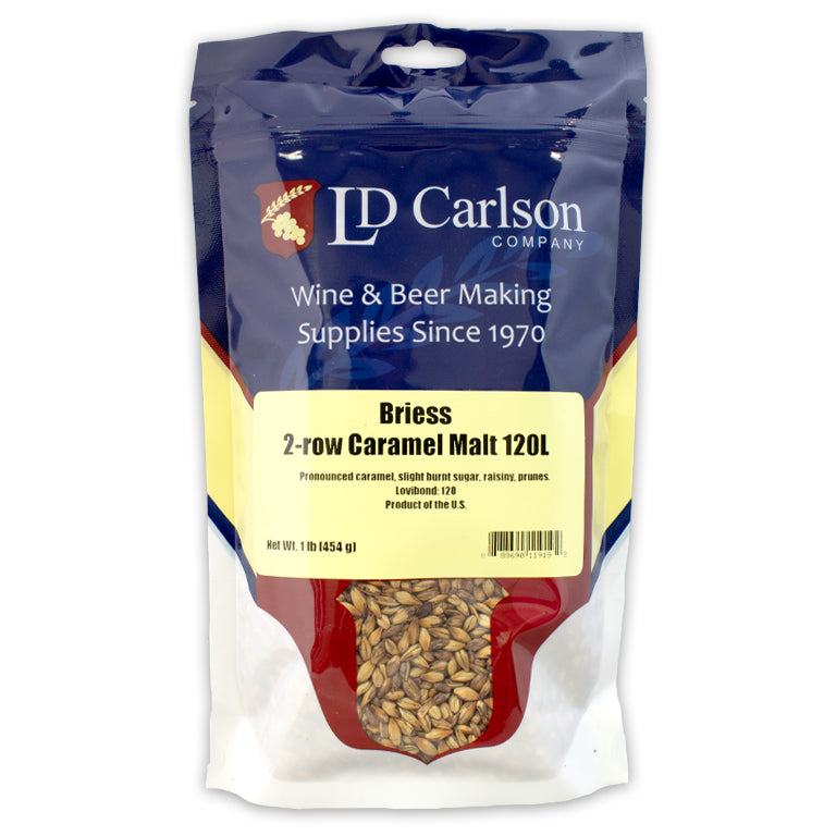 BRIESS 2-ROW CARAMEL 120L MALT 1 LB