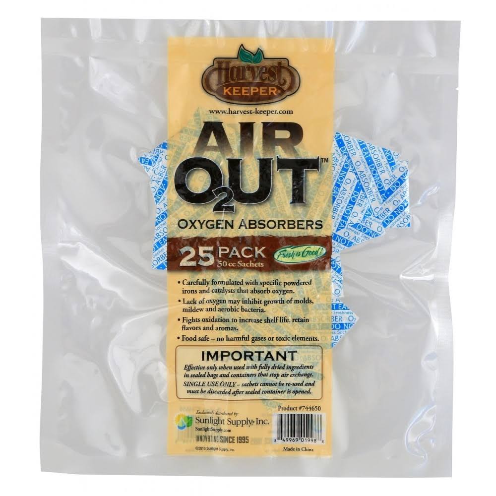 Harvest Keeper Air Out Oxygen Absorber 100 cc (25/Bag)