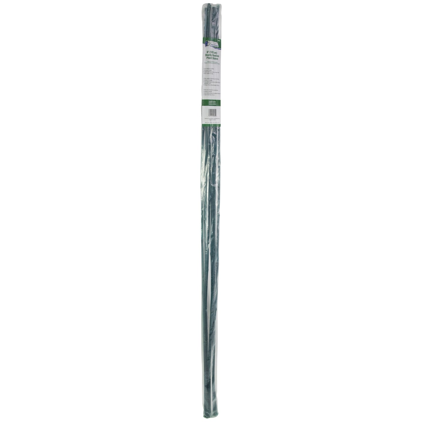 Gardener's Blue Ribbon® Bamboo Plant Stakes - 6pk - 6ft - 12-14mm Diam - Green