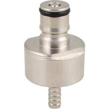 Load image into Gallery viewer, Carbonation and Line Cleaning Ball Lock Quick Disconnect (QD) Cap - Stainless
