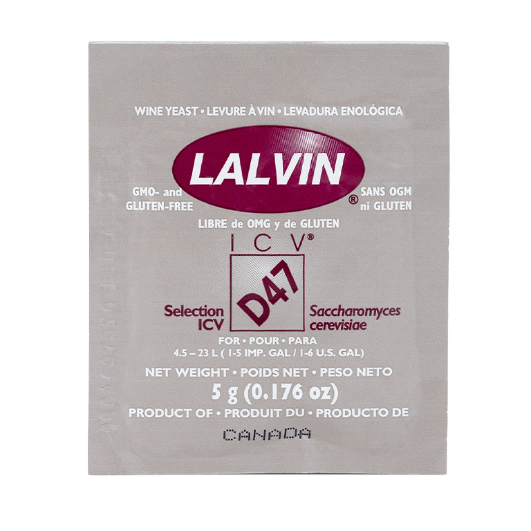 ICV-D-47 LALVIN ACTIVE FREEZE- DRIED WINE YEAST