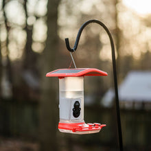Load image into Gallery viewer, FeatherSnap Wi-Fi Solar Powered Smart Hummingbird Feeder - 33.8 fl oz Capacity - 13in L x 12in W x 14.5in H - Generation 1