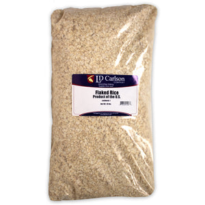 FLAKED RICE 10 LB BAG OF GRAIN