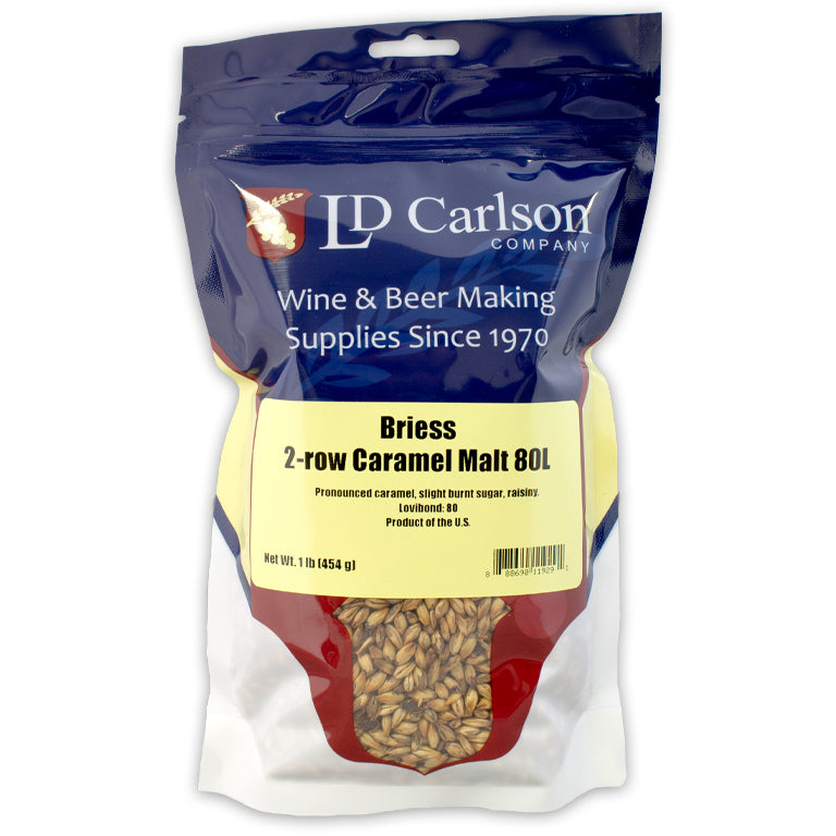 BRIESS 2-ROW CARAMEL 80L MALT 1 LB
