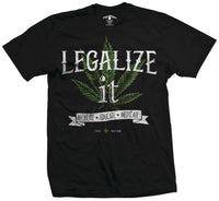 Legalize It Seven Leaf T-Shirt MED