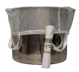 BIAB STRAINING BAG WITH HANDLES 24" X 26"  600 MICRON