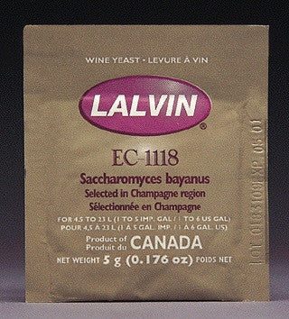 EC-1118 LALVIN ACTIVE FREEZE- DRIED WINE YEAST