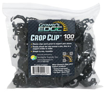 Load image into Gallery viewer, Grower&#39;s Edge Crop Clip - Black 100/Bag
