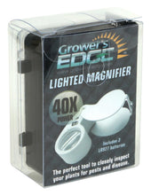 Load image into Gallery viewer, Grower&#39;s Edge Illuminated Magnifier Loupe 40x
