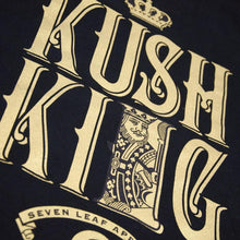 Load image into Gallery viewer, Kush King Men&#39;s Seven Leaf T-Shirt MED
