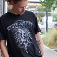 White Widow Strain SevenLeaf T-Shirt LG
