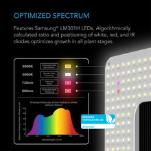 Load image into Gallery viewer, IONGRID T24, FULL SPECTRUM LED GROW LIGHT 260W, SAMSUNG LM301H, 2X4 FT. COVERAGE