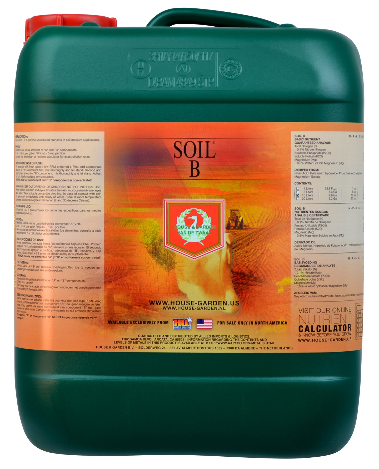 House and Garden Soil B 10 Liter