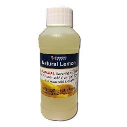 NATURAL LEMON FLAVORING EXTRACT 4 OZ