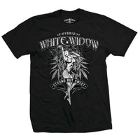 White Widow Strain SevenLeaf T-Shirt MED