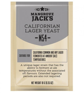 Mangrove Jack's Craft Series Yeast M54 California Lager 10g
