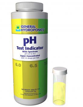 General Hydroponics® pH Test Kit with vial