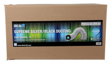 Load image into Gallery viewer, Ideal-Air Supreme Silver / Black Ducting 12 in x 25 ft
