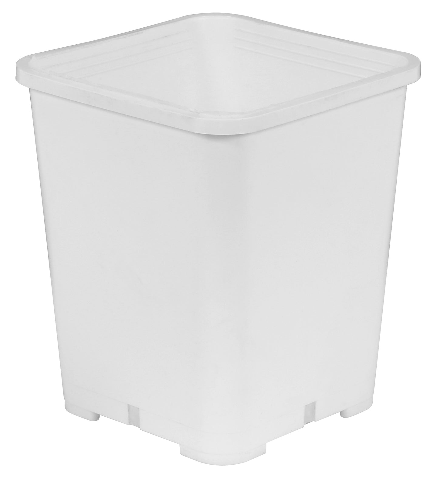 Gro Pro Premium White Square Pot 7 in x 7 in x 9 in