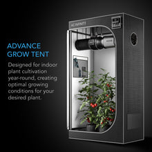 Load image into Gallery viewer, CLOUDLAB 642, ADVANCE GROW TENT 4X2, 2000D DIAMOND MYLAR CANVAS, 48&quot; X 24&quot; X 72&quot;