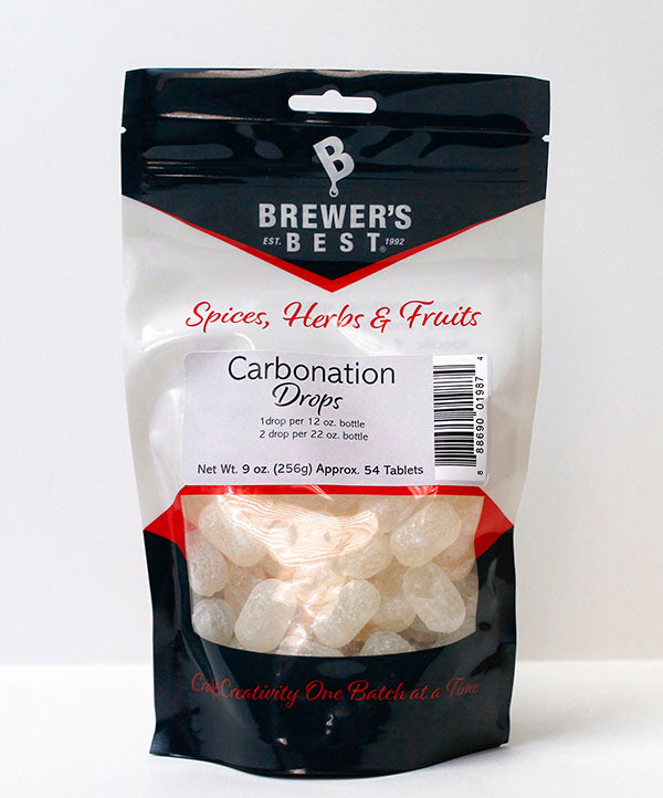 BREWERS BEST® CARBONATION DROPS 9 OZ PACKAGE / APPROX 54 DROPS